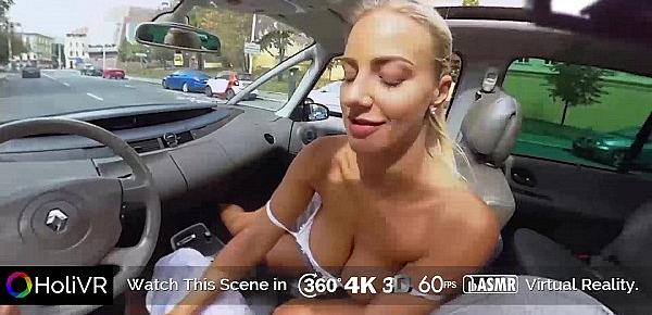 [HoliVR] Car Sex Adventure 100 Driving FUCK   360 VR Porn